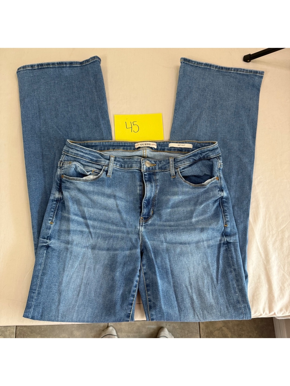 Guess Sexy Boot Light Wash Denim Jeans